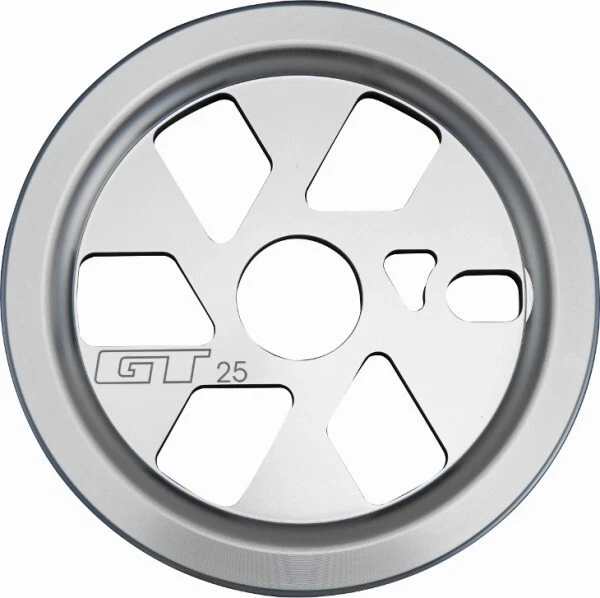 PIÑÓN GT BMX, Oldschool RETRO BMX POWER GUARD SE 28T 1/8 ALEACIÓN PLATA DYNO NUEVO Foto 1 de 1