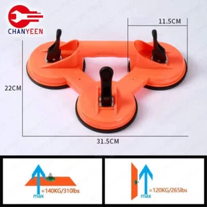 Glas Hebe Saugnäpfe Schwerlast Vakuum ABS Griff Halter für Lift Boden Ti - Bild 1 von 6