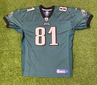 Camiseta deportiva Terrell Owens Philadelphia Eagles 2005 Reebok Home auténtica 50 Foto 1 de 4