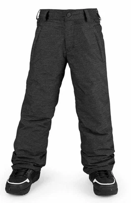 New Volcom Boys Youth Explorer Insulated Snowboard Pants Small Black - Image 1 of 2