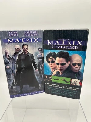The Matrix & The Matrix Revisited  (VHS, 1999) | Sci-Fi, Keanu Reeves with VIDEO - Image 1 of 4