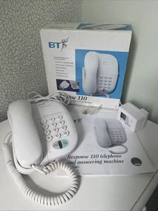 BT Response 110 Corded Telephone & Answering Machine Excellent Condition - Photo 1/11