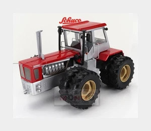 1:32 SCHUCO Schlueter Super 500 Tv Tractor 2010 Silver Red 450915400 Model - Picture 1 of 2