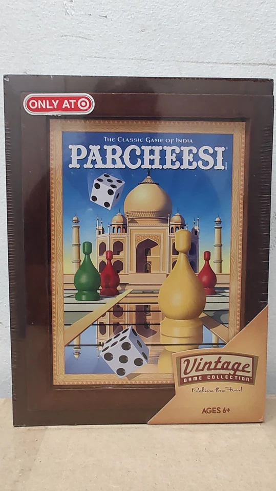 Milton Bradley Parcheesi Vintage Game Collection Edition [NEW] Wood Case Box - Image 1 of 4