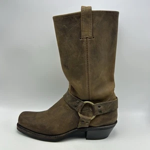 Vintage Frye Motorradstiefel Damen 9 M Harness 77300-3 braun Biker Moto - Bild 1 von 13
