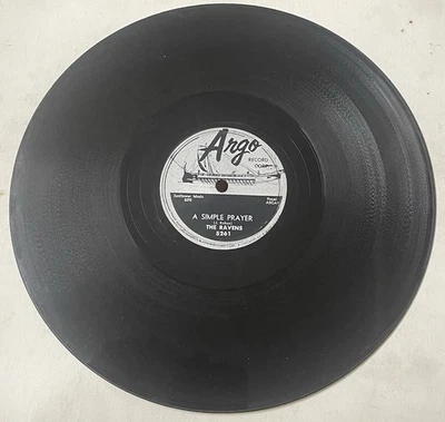 The Ravens 1956 DOO WOP 78 A Simple Prayer / Water Boy ARGO VG+++ HEAR - Image 1 of 2