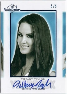 2017 Benchwarmer Yearbook Tiffany Taylor Autograph Card 5/5 - Picture 1 of 1