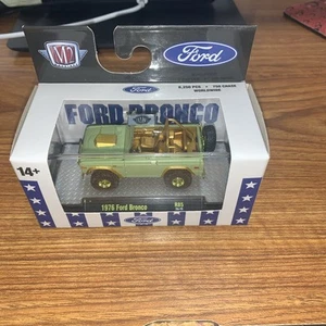 Rara M2 Machines 1976 Ford Bronco Chase verde 1/750 - Foto 1 di 7