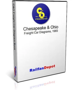 Diagramas de vagones de carga C&O - PDF en CD - RailfanDepot - Imagen 1 de 4