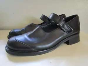Cole Haan Mary Jane Damenschuhe schwarz Leder Blockabsatz Größe 11 B - Bild 1 von 8