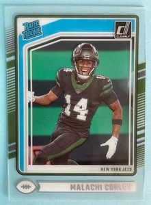 2024 Panini Clearly Donruss Football #73 Malachi Corley Rated Rookie - Picture 1 of 2