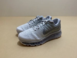 Nike Air Max 2017 Mens Shoes US 13 UK 12 New Wolf Grey White Running Sneakers - Picture 1 of 22
