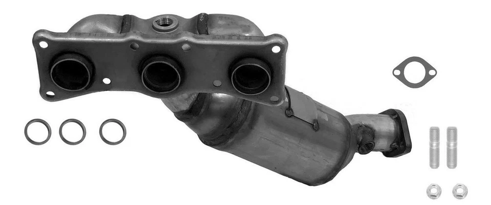 Convertidor catalítico con colector de escape integrado para BMW 128i 2008-2011 3,0 L Foto 1 de 1