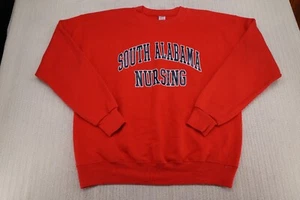 Vintage Soffee South Alabama Jaguars Sweatshirt Mens 2XL XXL Red Nursing School - Picture 1 of 10