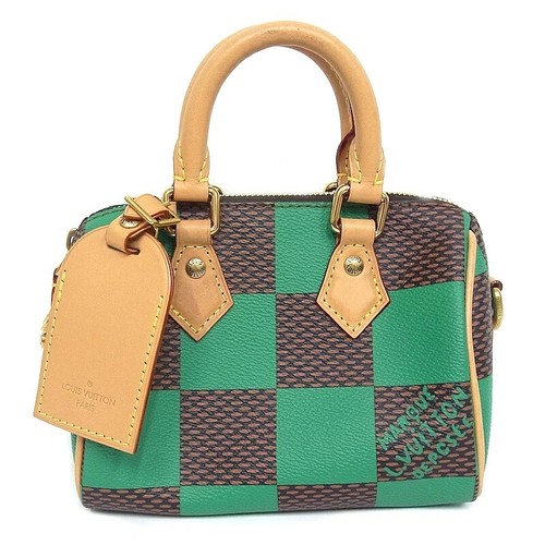 LOUIS VUITTON（LV） LOUIS VUITTON Speedy Bandoulière 18 Damier Pop Verde 2024SS N40534 Autentico