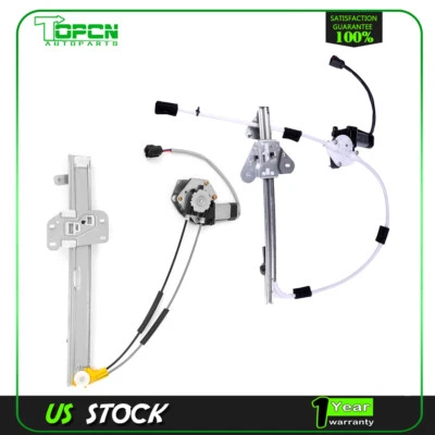 Se adapta a Jeep Cherokee 1997 4D regulador de ventana eléctrica con motor delantero izquierdo derecho Foto 1 de 4