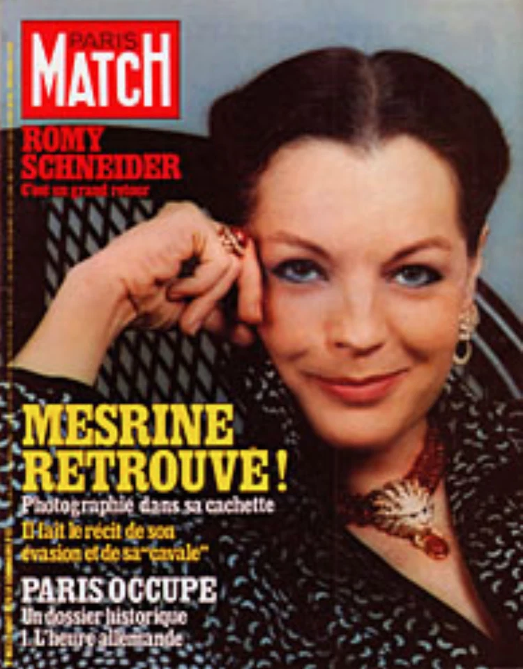 Paris Match n° 1523 du 4 août 1978 - Romy Schneider / Jacques Mesrine retrouvé - Photo 1/1