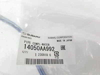 Genuine OEM Subaru 14050AA992 Coolant Bypass Hose Water Pipe - Image 1 of 4