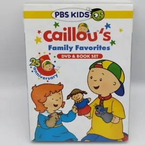 Caillou's Family Favorites PBS Kids TV Show Cartoon DVD Book Set New Sealed - Foto 1 di 5