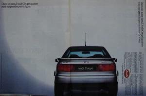 PRESSEWERBUNG 1989 AUDI COUPE QUATTRO DIE LEIDENSCHAFT DER EFFIZIENZ - Bild 1 von 1