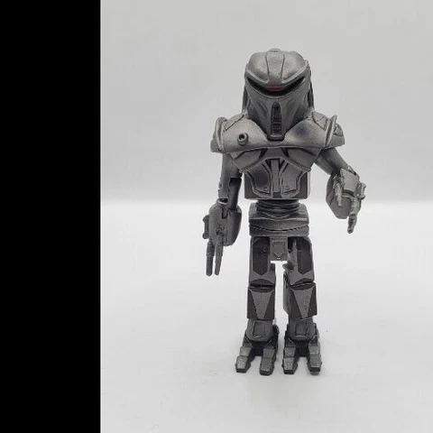 Battlestar Galactica Minimates Battle Damaged CANNON CYLON 2" Mini Figure 2006 Cover
