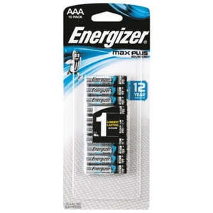 Energizer MAX Plus Advanced AAA Alkaline Batteries 10 Pack - Picture 1 of 1