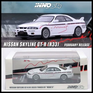 INNO64 1/64 NISSAN SKYLINE GT-R N1 ( R33 ) TUNED BY " MINE'S " NEW - Picture 1 of 8