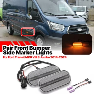 2x Side Marker Lamp Lights For 2014-2024 Ford Transit MK8 Jumbo Version 1832493 - Picture 1 of 10