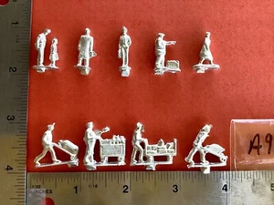 NEW PEWTER FIGURINES FOR TRAIN LAYOUT HO SCALE~ LOT A9 - Picture 1 of 1