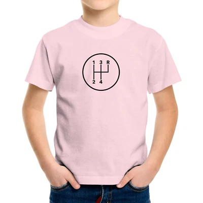 Camiseta de transmisión manual de 4 velocidades para niños pequeños Camiseta para jóvenes Bebé Body  Foto 1 de 4