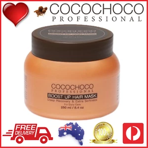 ❤❤ COCOCHOCO Pro Keratin Hair BOOST UP MASK 250ml Salon Deep Strength Silky Soft - Picture 1 of 12