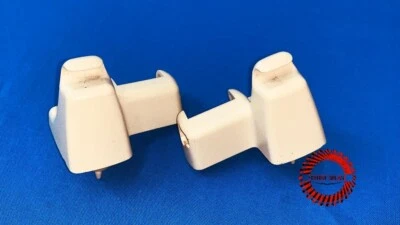 OEM 2003-2012 Land Rover Range Rover Sun Visor Sunvisor Clips PAIR - TAN - Image 1 of 2