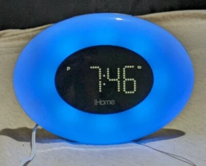 iHome FM Color Changing Alarm Clock Radio with USB Port Silver Speakers (iM30SC) - Picture 1 of 15