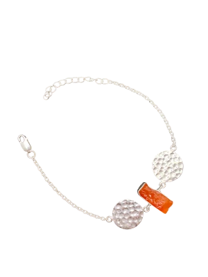 Moda Positano Gioielli - Collezione Zaffiro - Bracciale Ag 925 con Corniola - Immagine 1 di 4