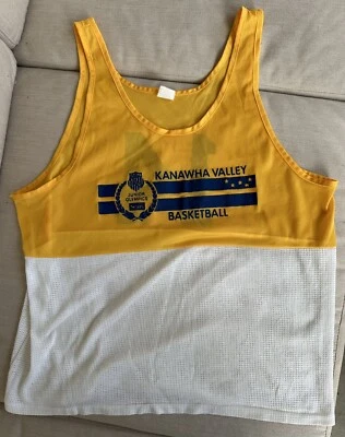 Tanque de baloncesto vintage de los 80 Sears Junior Olympics - Kanawha Valley, WV Foto 1 de 4