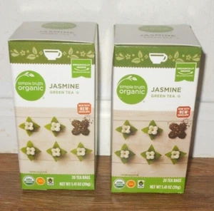 Simple Truth Two Packs Of 20 Each Jasmine Green Tea - Picture 1 of 1