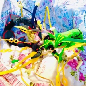 NEW Pokemon Mega Rayquaza Dragon Stuff Animal 36in Toy Plush Animal Anime Game - Picture 1 of 16
