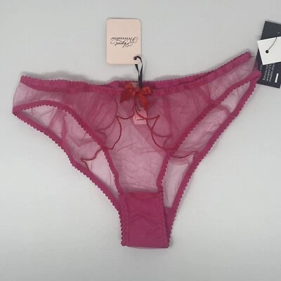 Calzoncillo Agent Provocateur Lorna Rosa Caliente AP3 Mediano Nuevo con Etiquetas Foto 1 de 4