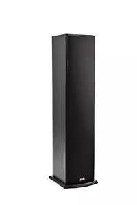 Polk Audio T50 150 Watt Wired Tower Speaker Black pair - Picture 1 of 9