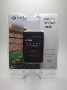 Jensen MR-80 AM/FM Pocket Radio Brand New Sealed! Battery Operated Must-have! 📻 - Picture 1 of 2