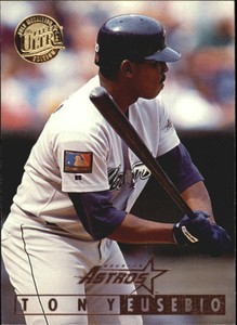 1995 Ultra Gold Medallion Houston Astros Baseball Card #385 Tony Eusebio