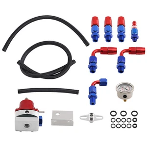 Universal Ajustable Regulador de presión de combustible Kit 100psi calibre piez - Imagen 1 de 12