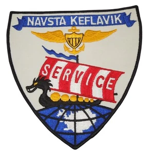 Original US Navy Station Keflavik, Iceland LARGE Patch G16 - Picture 1 of 2
