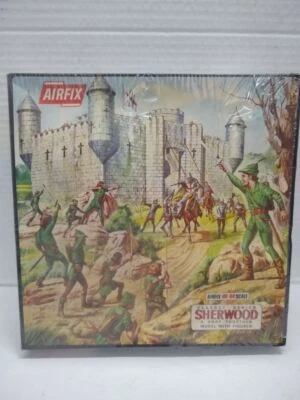 Airfix 1685 HO Scale Robin Hood Sherwood Castle Playset Snap Plastic Model Kit - Image 1 of 4