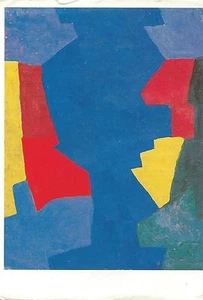 CARTOLINA SERGE POLIAKOFF COMPOSITION 1969 MUSEUM WURTH NON CIRCOLATA - Picture 1 of 1