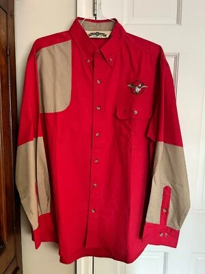 Men's Bob Allen Red Hunting Shooting Shirt New without Tags Size XL - Image 1 of 4