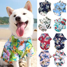 Hawaiian Pet Dog T Shirts Cat Dog Puppy Summer Beach Clothes Vest Blouse Apparel