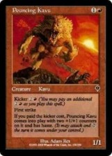 4 Pouncing Kavu - LP - Invasion - mtg - x4 4x