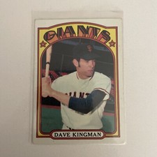 1972 Topps Dave Kingman Rookie Card San Francisco Giants #147 EX