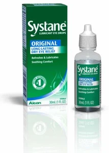 NEW Systane Long Lasting Lubricant Eye Drops, 30 ml 1 Fl. Oz (Pack of 1) Alcon - Picture 1 of 6